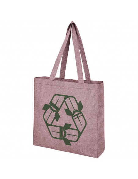 Pheebs 210 g/m² recycled gusset tote bag