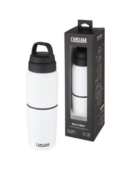 MultiBev vacuum insulated stainless steel 500 ml bottle and 350 ml cup