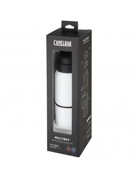 MultiBev vacuum insulated stainless steel 500 ml bottle and 350 ml cup