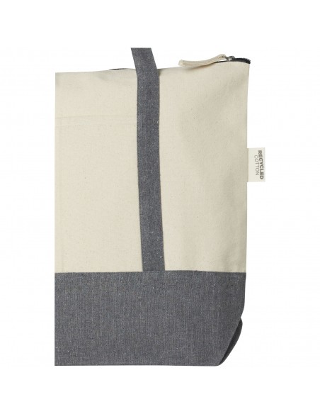 Repose 320 g/m² recycled cotton zippered tote bag 10L Repose 320 g/m² recycled cotton zippered tote bag 10L