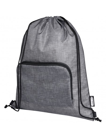 Ash recycled foldable drawstring bag 7L