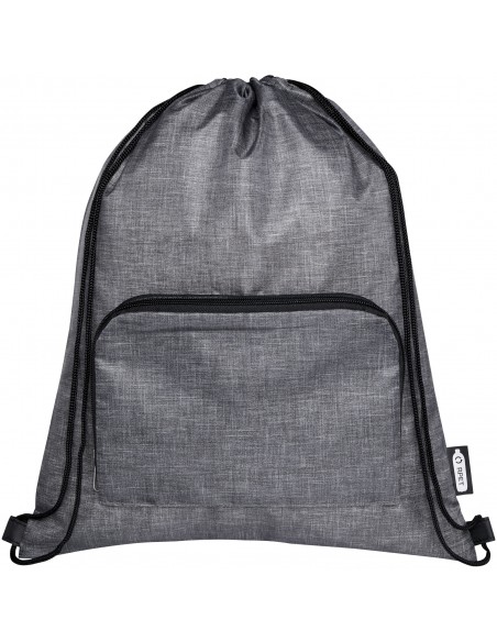 Ash recycled foldable drawstring bag 7L