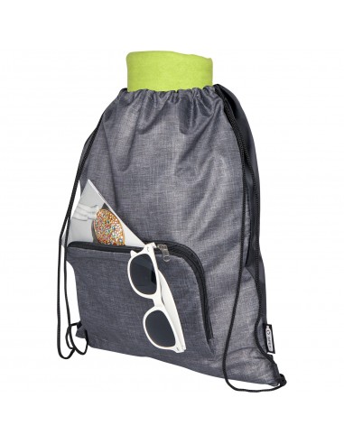 Ash recycled foldable drawstring bag 7L