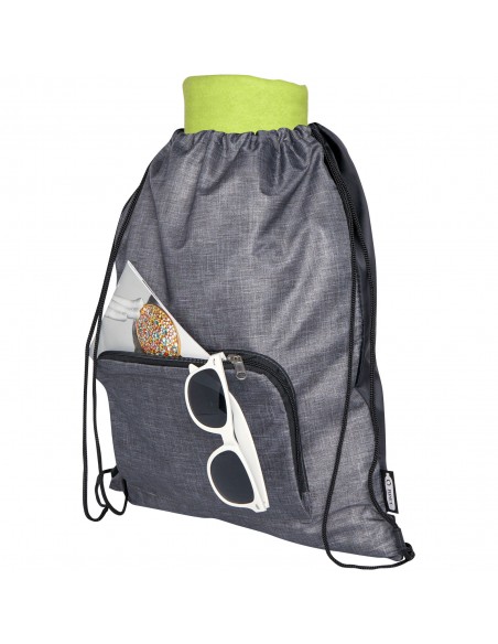 Ash recycled foldable drawstring bag 7L