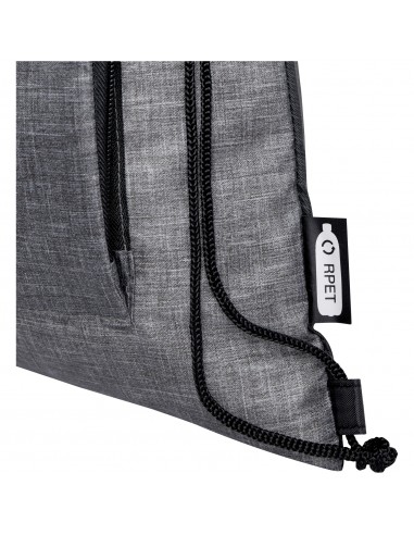 Ash recycled foldable drawstring bag 7L