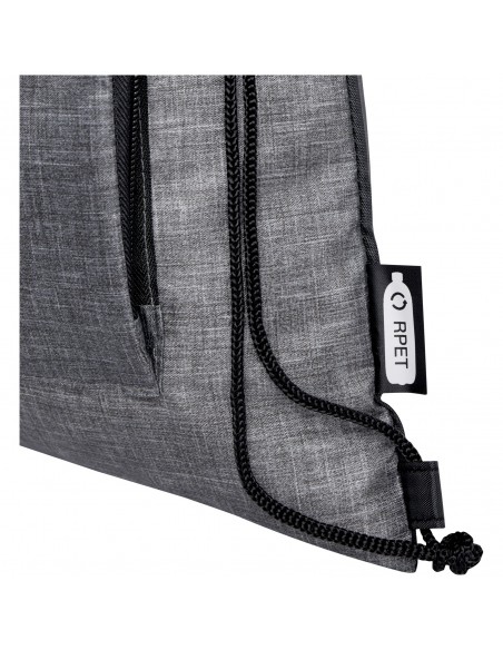 Ash recycled foldable drawstring bag 7L