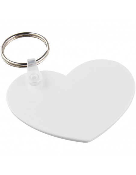 Tait heart-shaped recycled keychain