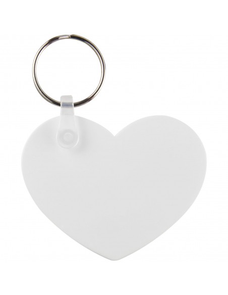 Tait heart-shaped recycled keychain