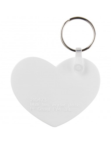 Tait heart-shaped recycled keychain