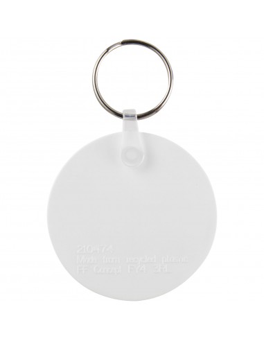 Tait circle-shaped recycled keychain