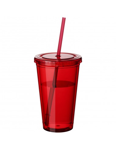 Cyclone 450 ml insulated tumbler with straw