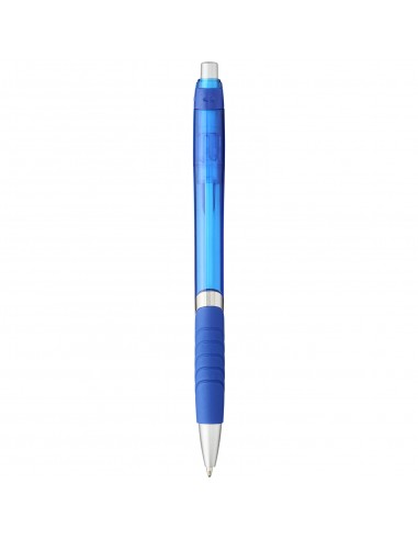 Turbo ballpoint pen with rubber grip
