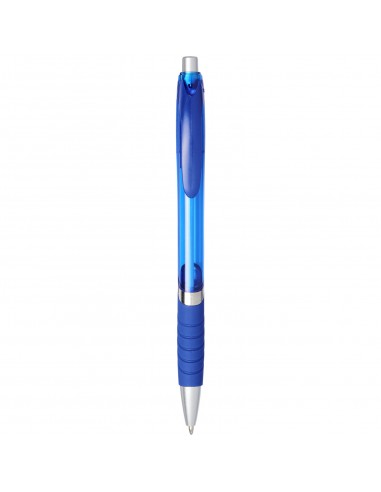Turbo ballpoint pen with rubber grip