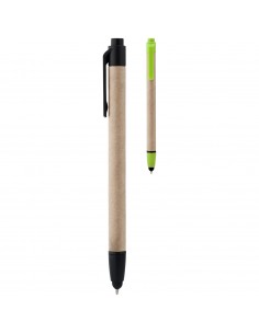 Planet recycled stylus ballpoint pen