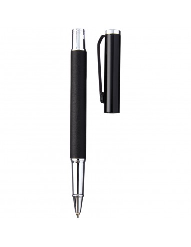 Pedova rollerball pen with leather barrel