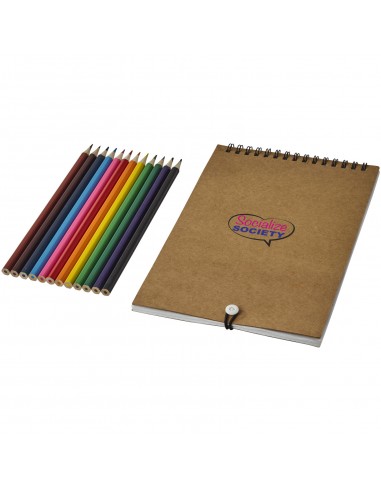 Claude colouring set with notebook