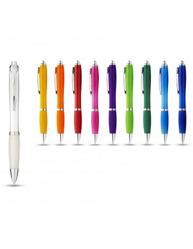 Nash ballpoint pen coloured barrel and grip