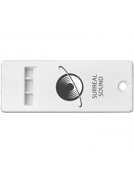 Wanda flat whistle with large branding surface