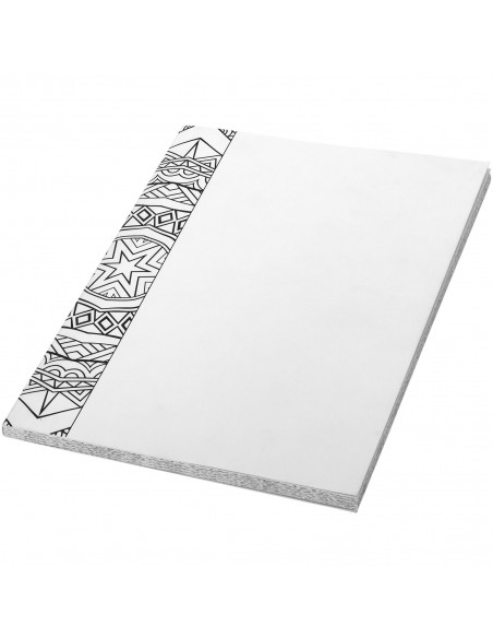 Doodle colouring notebook