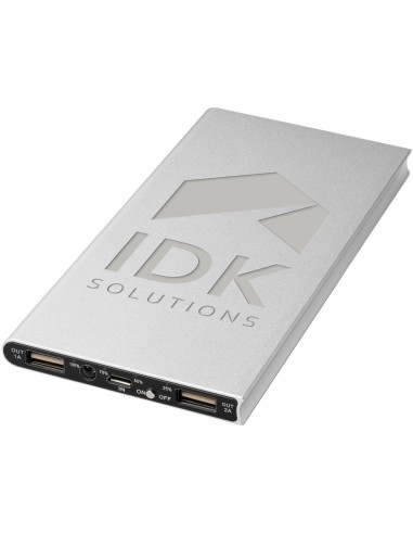 Plate 8000 mAh aluminium power bank