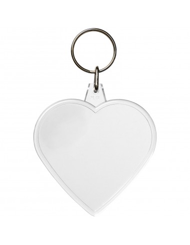 Combo heart-shaped keychain