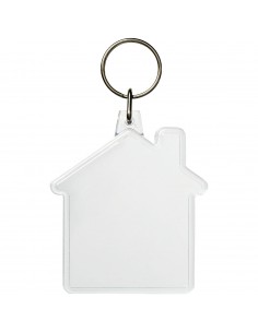 Combo house-shaped keychain
