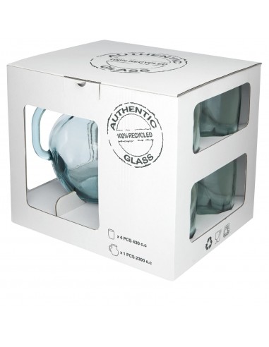 Terazza 5-piece recycled glass set