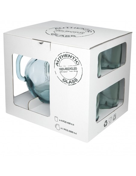 Terazza 5-piece recycled glass set