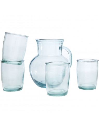 Terazza 5-piece recycled glass set
