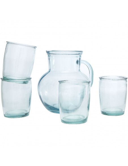 Terazza 5-piece recycled glass set