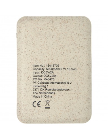 Asama 5000 mAh wheat straw power bank