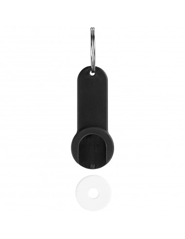 Shoppy coin holder keychain