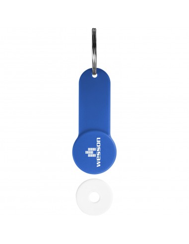 Shoppy coin holder keychain