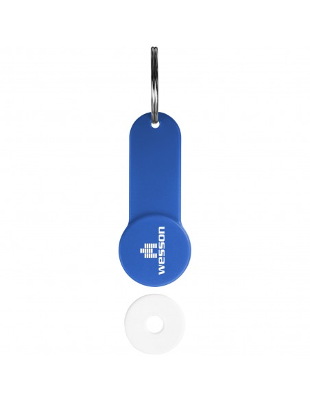 Shoppy coin holder keychain