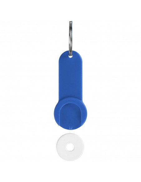 Shoppy coin holder keychain