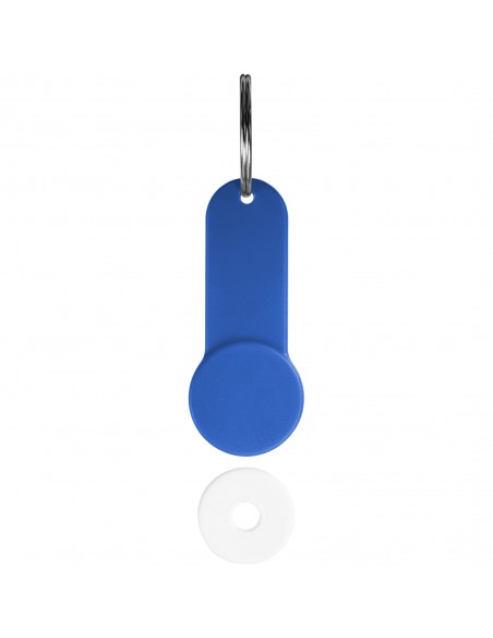Shoppy coin holder keychain