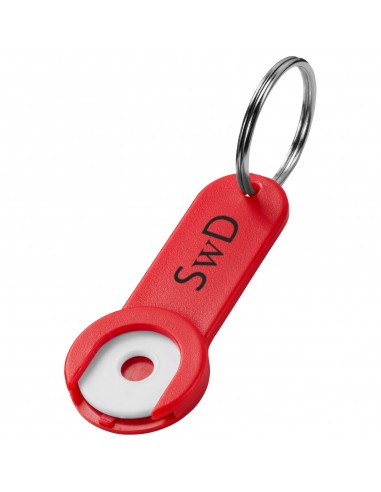 Shoppy coin holder keychain