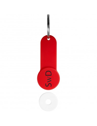 Shoppy coin holder keychain