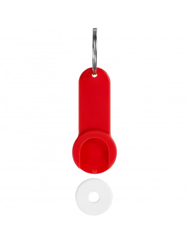 Shoppy coin holder keychain