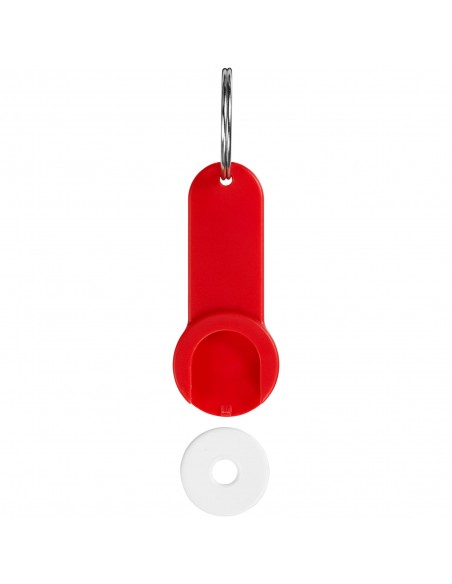 Shoppy coin holder keychain