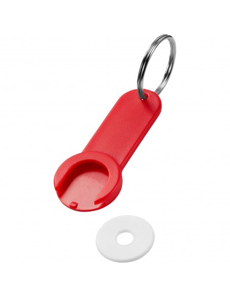 Shoppy coin holder keychain