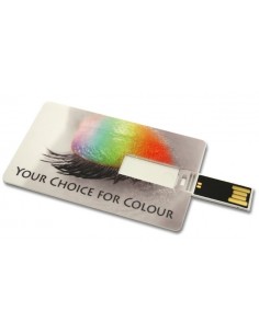 USB atmintinė kortelės formos