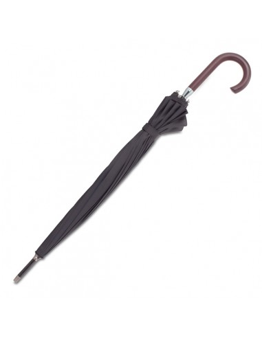 Thun 16 panel auto umbrella, black Thun 16 panel auto umbrella, black