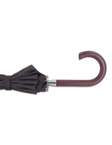 Thun 16 panel auto umbrella, black Thun 16 panel auto umbrella, black