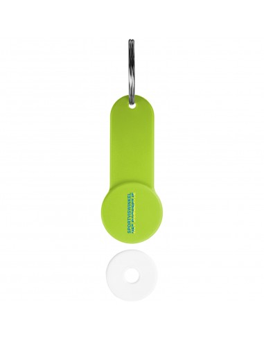 Shoppy coin holder keychain