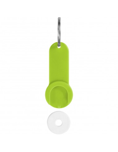 Shoppy coin holder keychain