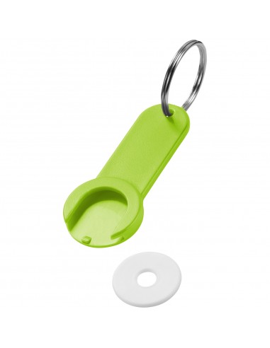 Shoppy coin holder keychain