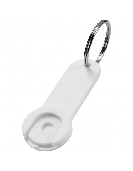 Shoppy coin holder keychain