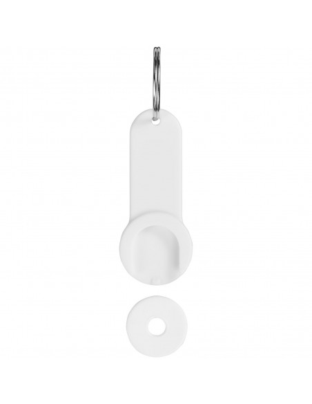 Shoppy coin holder keychain