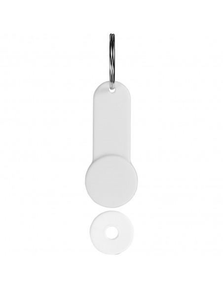 Shoppy coin holder keychain